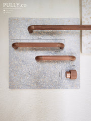 Industrial Copper Matt Cabinet Handle Drawer Pull