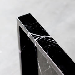 Nero Black Square Handmade Marble Tray - Lustere Living
