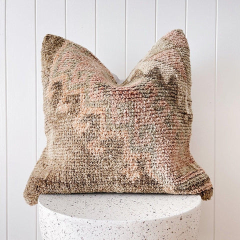 Alya One of A Kind Handmade Boho Kilim Cushion Cover - Lustere Living