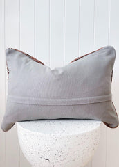 Ami One of A Kind Handmade Boho Kilim Lumbar Cushion Cover - Lustere Living
