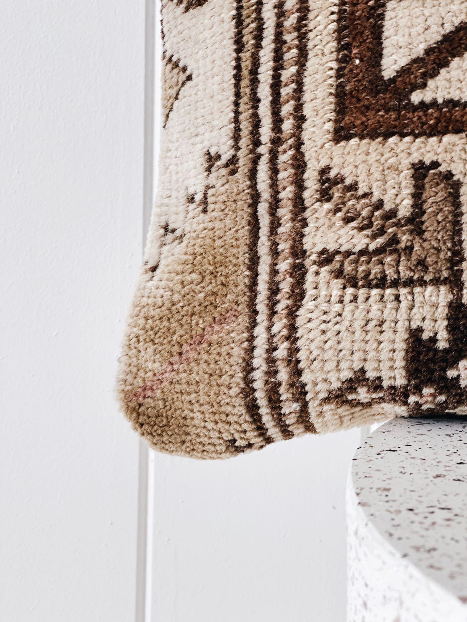 Aria One of A Kind Handmade Boho Kilim Lumbar Cushion Cover - Lustere Living