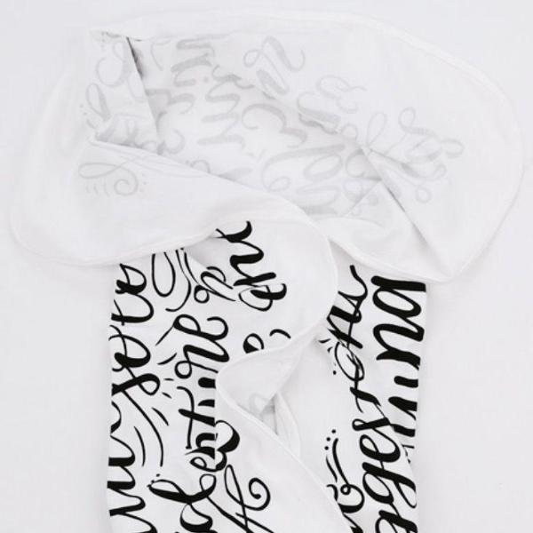 Baby Calligraphy Swaddle - Lustere Living