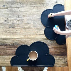 Black Cloud Silicone Baby Placemat - Lustere Living