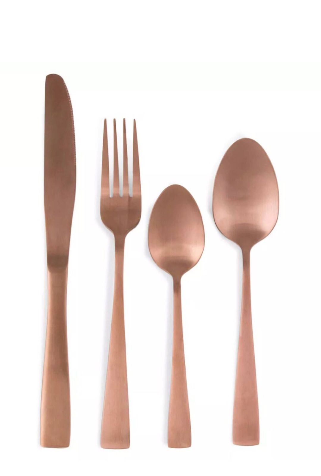 Copper Rose Gold Cutlery Set - Lustere Living