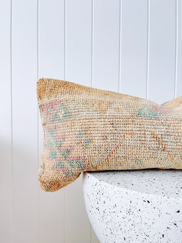 Della One of A Kind Handmade Boho Kilim Cushion Cover - Lustere Living