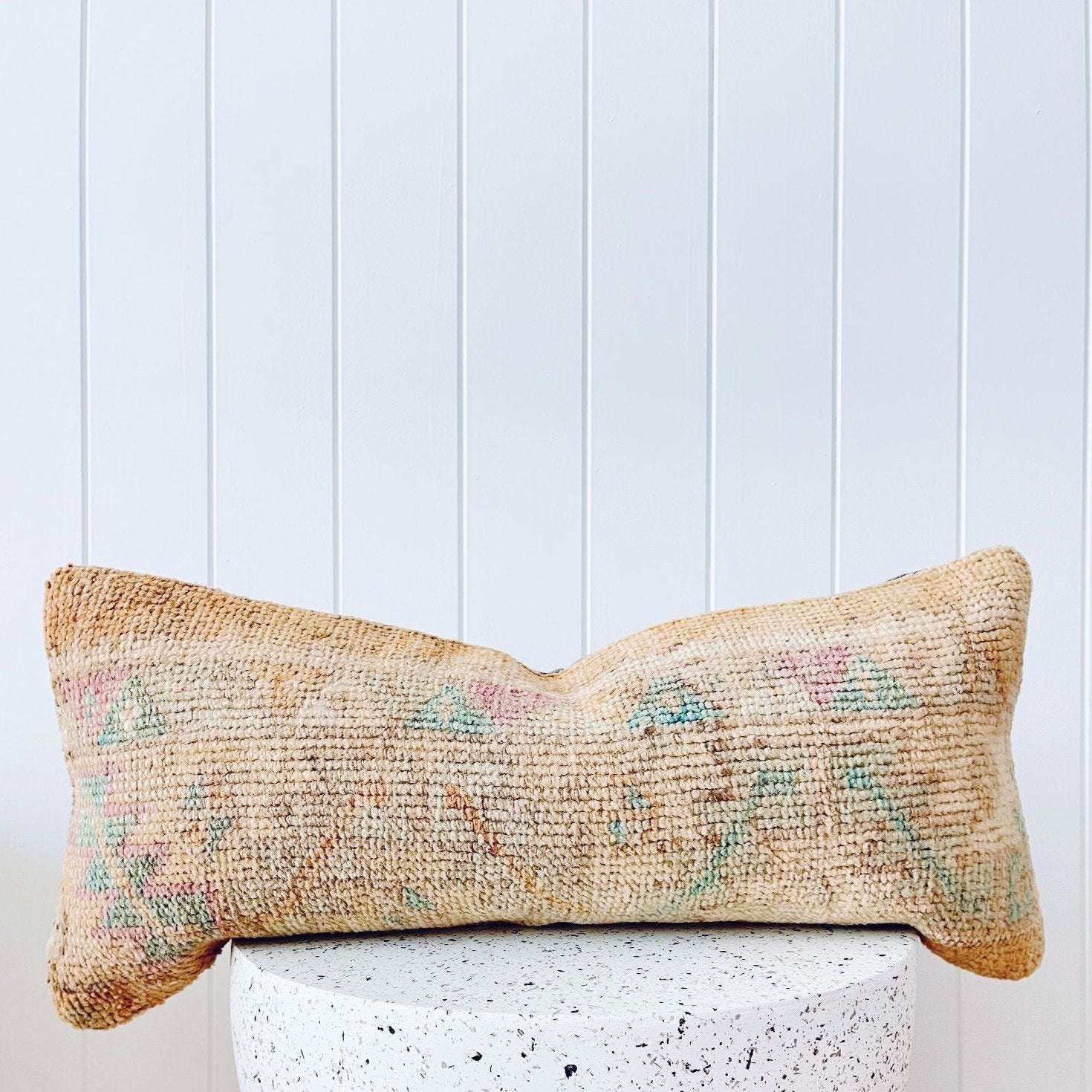 Della One of A Kind Handmade Boho Kilim Cushion Cover - Lustere Living