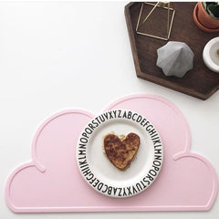 Grey Cloud Baby Silicone Placemat - Lustere Living