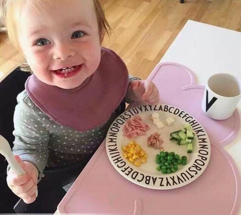 Grey Cloud Baby Silicone Placemat - Lustere Living