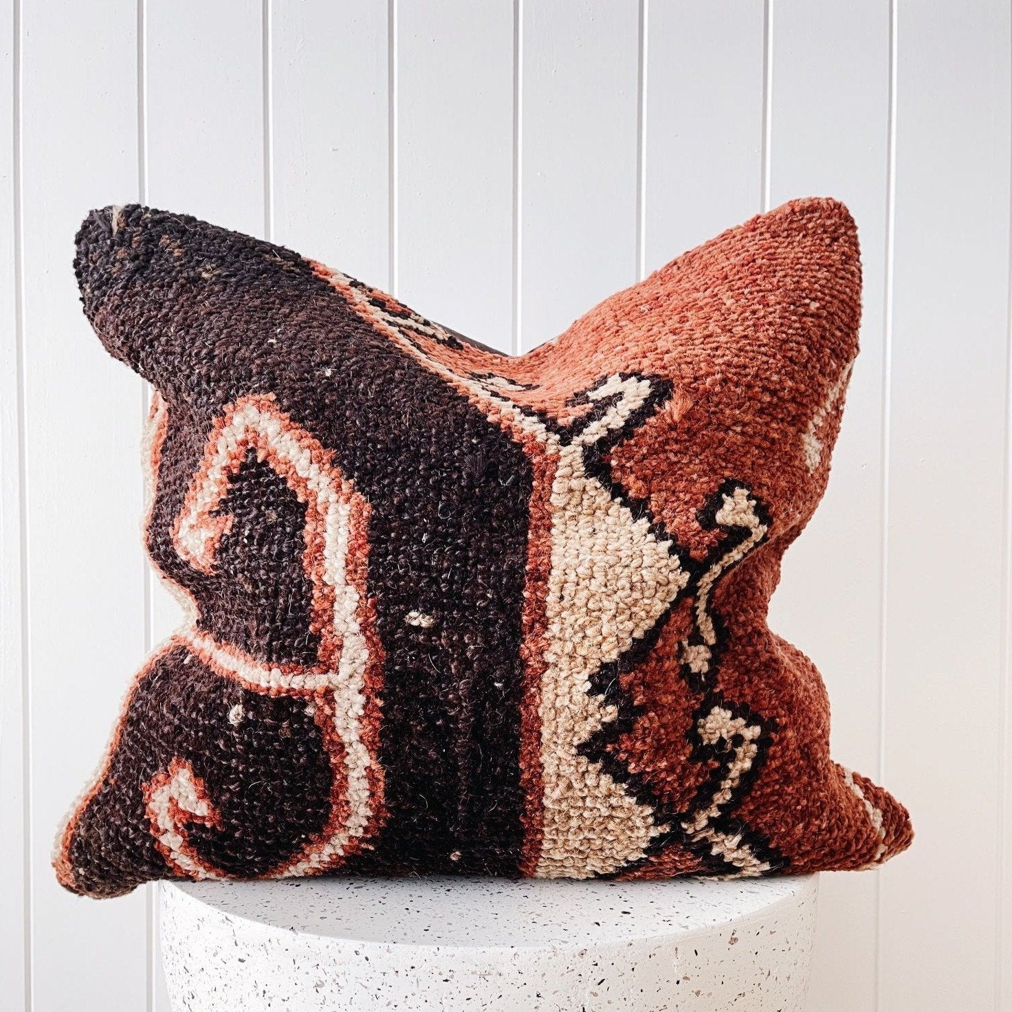 Karri One of A Kind Handmade Tribal Kilim Cushion Cover - Lustere Living