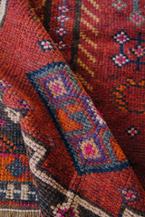 Karu Vintage Deep Red Tribal Handwoven Hallway Kitchen Runner Rug - Lustere Living