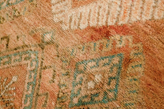 Marianne Faded Peach Apricot Vintage Boujad One Of A Kind Moroccan Rug - Lustere Living