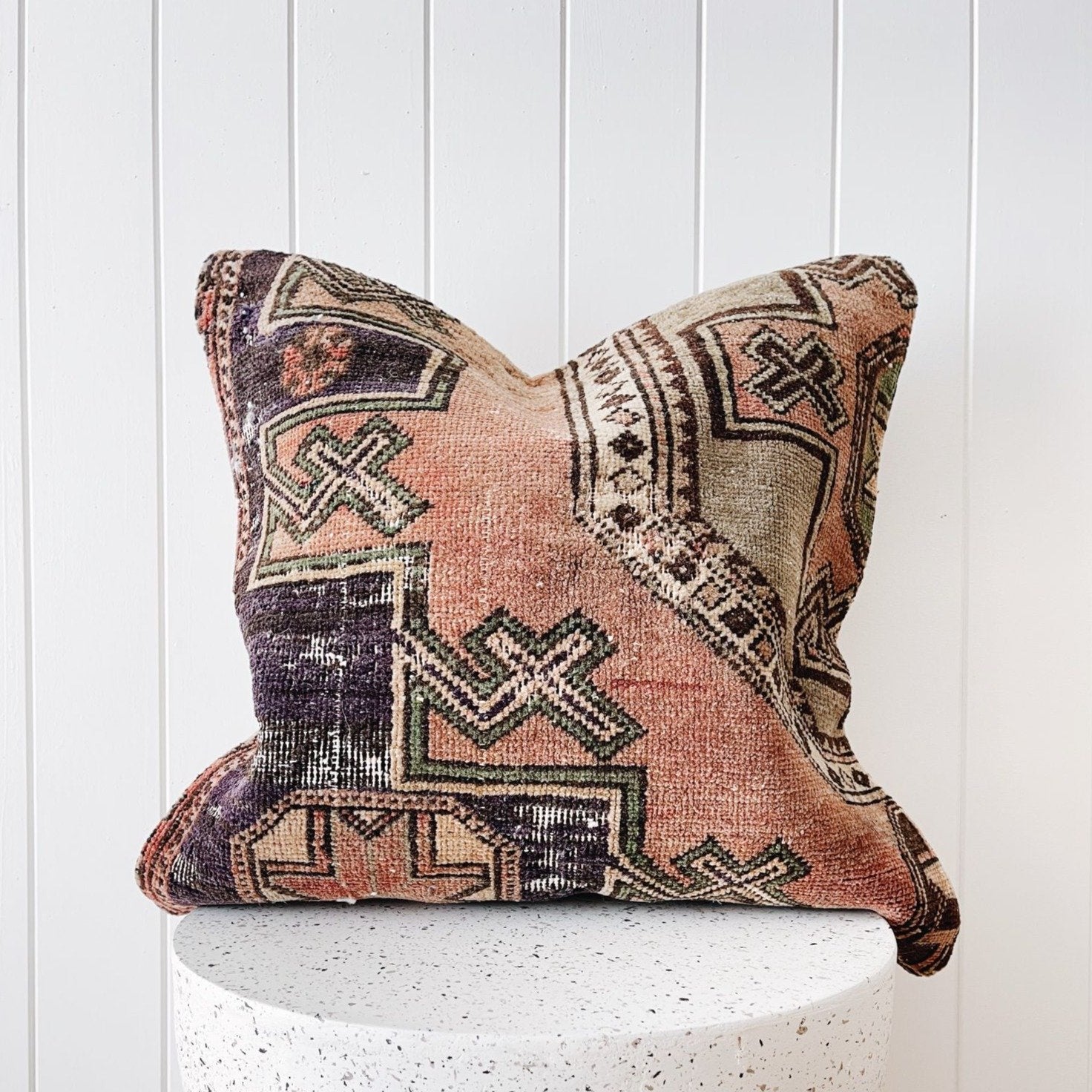 Milu One of A Kind Handmade Tribal Kilim Cushion Cover - Lustere Living