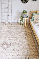 Montana Antique Faded Beige Traditional Rug - Lustere Living