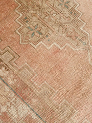 Muiz Faded Soft Peach Blush Taupe Turkish One of A Kind Accent Rug - Lustere Living