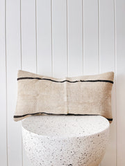 Nika One of A Kind Handmade Boho Kilim Lumbar Cushion Cover - Lustere Living