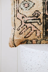Regina One of A Kind Handmade Boho Kilim Lumbar Cushion Cover - Lustere Living