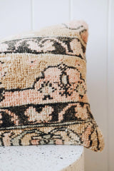 Regina One of A Kind Handmade Boho Kilim Lumbar Cushion Cover - Lustere Living