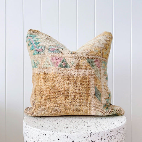 Sidu One of A Kind Handmade Boho Kilim Cushion Cover - Lustere Living