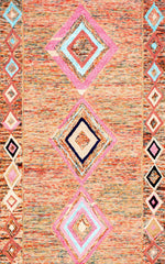 Sonya Hand tufted Wool Coral Nursery Area Moroccan Rug - Lustere Living