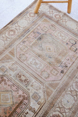 Sumia Faded Soft Taupe Blush Turkish One of A Kind Accent Rug - Lustere Living