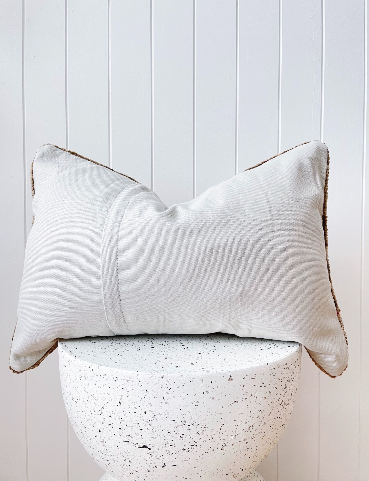 Urli One of A Kind Handmade Boho Kilim Lumbar Cushion Cover - Lustere Living