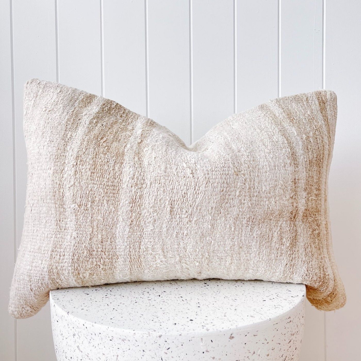 Ursa One of A Kind Handmade Boho Kilim Lumbar Cushion Cover - Lustere Living