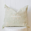 Washed Lime 01 Cactus Silk Moroccan Cushion Cover - Lustere Living